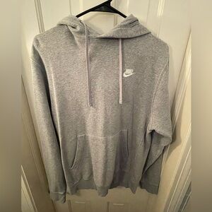 Nike Men's Heather Gray Hoodie